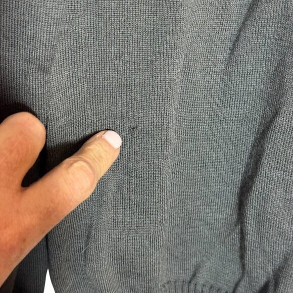 Bitte Kai Rand Merino Wool Sweater Women’s Size Small Dark Gray Lightweight Knit - Picture 4 of 11